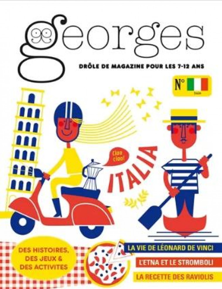 MAGAZINE GEORGES N 42 - ITALIE - ILLUSTRATIONS, COULEUR - COLLECTIF/NOVION - GRAINS DE SEL