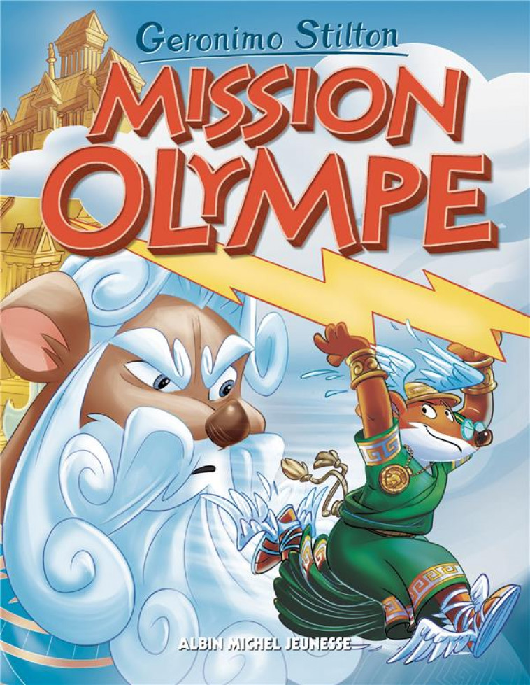 LE VOYAGE DANS LE TEMPS - TOME 12 - MISSION OLYMPE - STILTON GERONIMO - ALBIN MICHEL