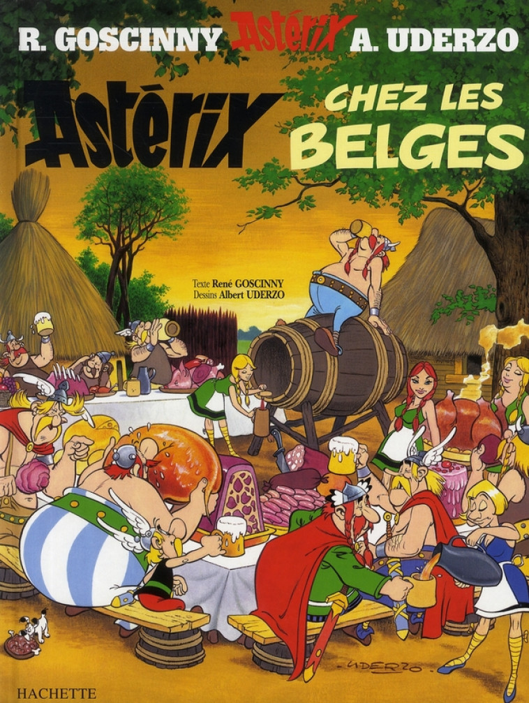 ASTERIX - T24 - ASTERIX - ASTERIX CHEZ LES BELGES - N 24 - GOSCINNY/UDERZO - HACHETTE