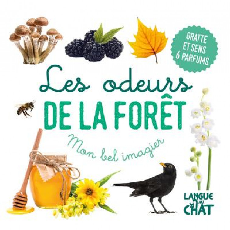 LES ODEURS DE LA FORET - MON BEL IMAGIER - COLLECTIF - LANGUE AU CHAT