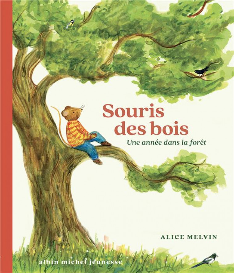 SOURIS DES BOIS - UNE ANNEE DANS LA FORET - MELVIN/SNOW - ALBIN MICHEL