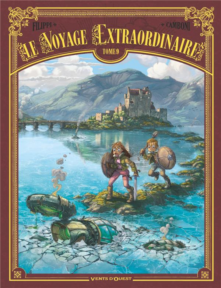 LE VOYAGE EXTRAORDINAIRE - TOME 09 - CYCLE 3 - VINGT MILLE LIEUES SOUS LES GLACES 3/3 - FILIPPI/CAMBONI - VENTS D'OUEST