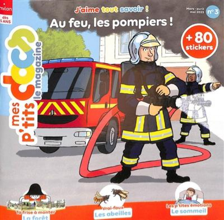 MAGAZINE P-TITS DOCS N  3 - LES POMPIERS - XXX - NC