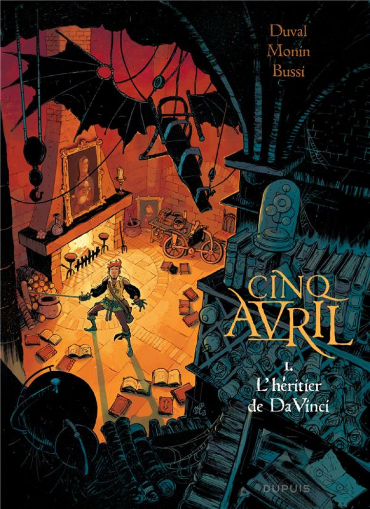 CINQ AVRIL - TOME 1 - L-HERITIER DE DA VINCI - DUVAL FRED/MONIN NOE - DUPUIS