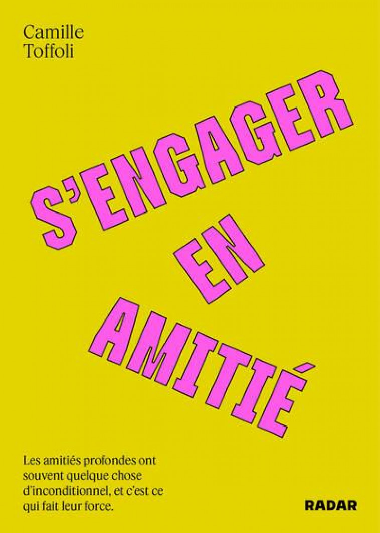 S-ENGAGER EN AMITIE - TOFFOLI CAMILLE - ECOSOCIETE