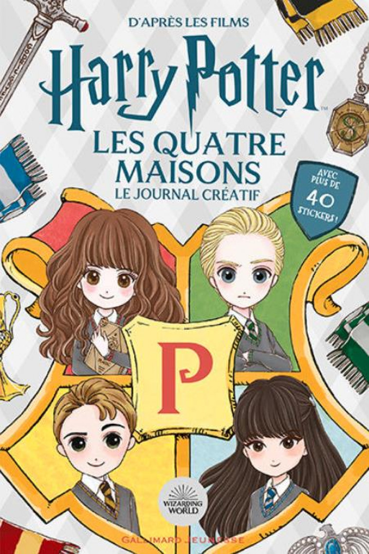 HARRY POTTER - LES 4 MAISONS - LE JOURNAL CREATIF - COLLECTIF - NC