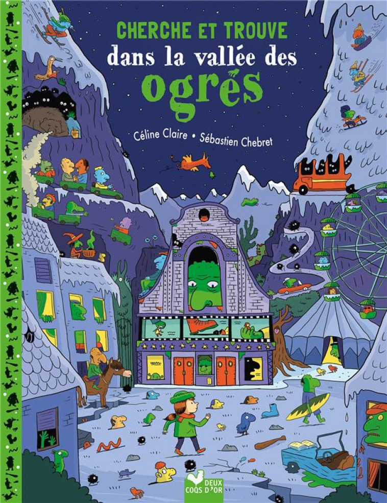 CHERCHE ET TROUVE - AU PAYS DES OGRES - CLAIRE/CHEBRET - HACHETTE