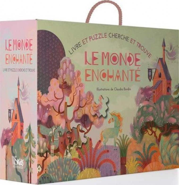 LE MONDE ENCHANTE - LIVRE ET PUZZLE CHERCHE ET TROUVE - BORDIN CLAUDIA - NC