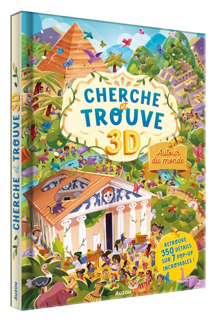 CHERCHE ET TROUVE 3D - AUTOUR DU MONDE - LIVRES JEUX - ALBUMS - Librairie  Tire Lire