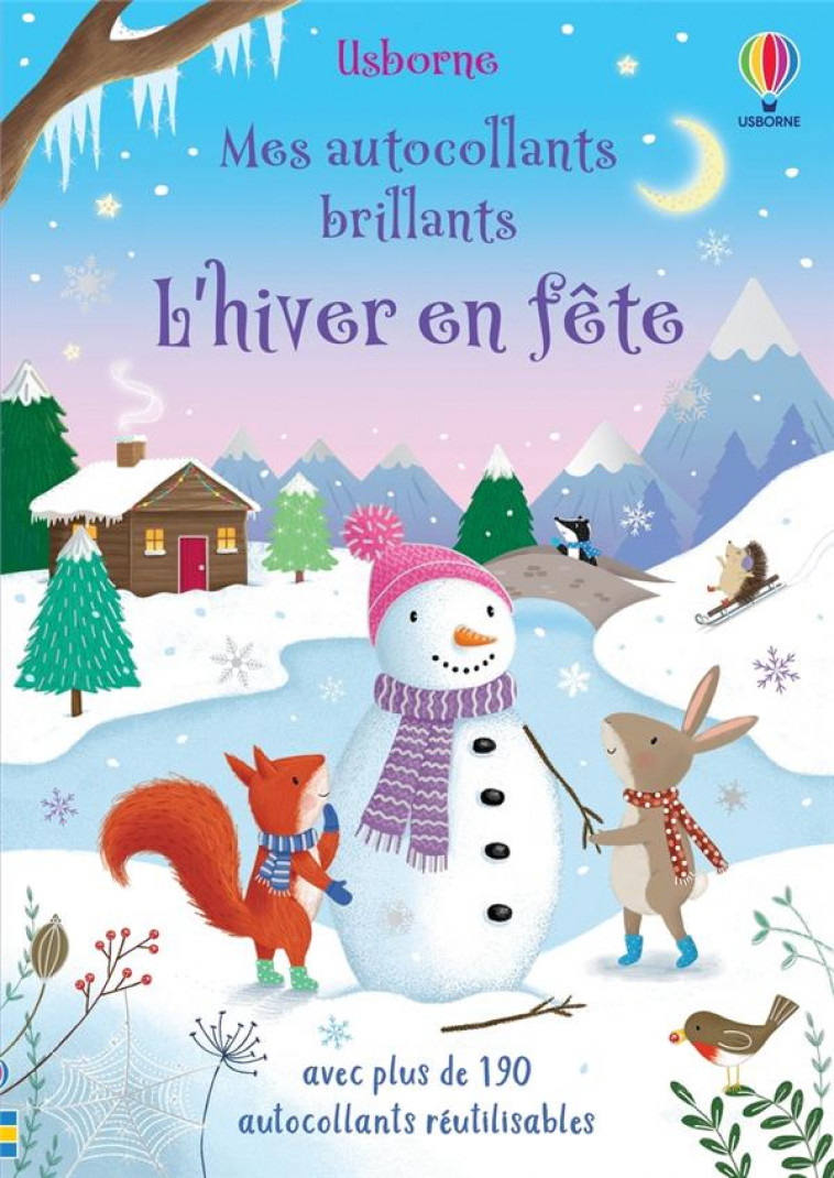 L'HIVER EN FETE - MES AUTOCOLLANTS BRILLANTS - BEECHAM/BARNARD/EVER - NC