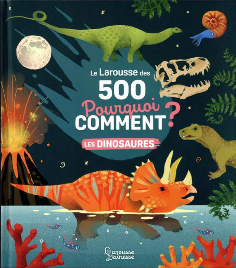 LE LAROUSSE DES 500 POURQUOI COMMENT - LES DINOSAURES - DE MULLENHEIM/DUPONT - LAROUSSE