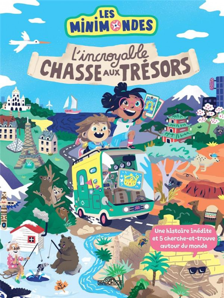 LES MINI MONDES - L-INCROYABLE CHASSE AUX TRESORS - LESCAILLE - DRAGON D'OR