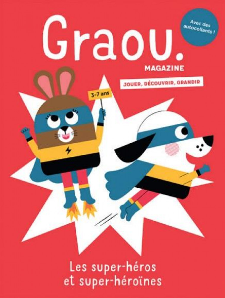 MAGAZINE GRAOU N 39 - SUPER-HEROS ET SUPER-HEROINES - DEC23/JANV24 - GWE/TOUACHE/OFFREDO - MAISON GEORGES