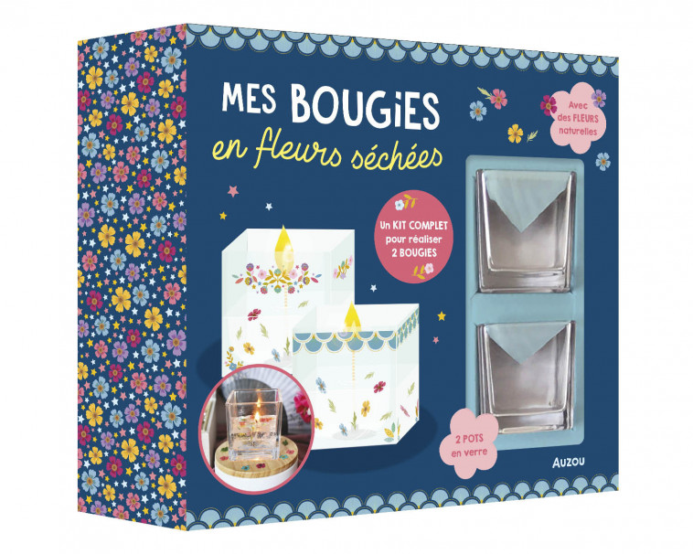 MES BOUGIES EN FLEURS SECHEES - Maude Guesne, Maude Guesne - AUZOU