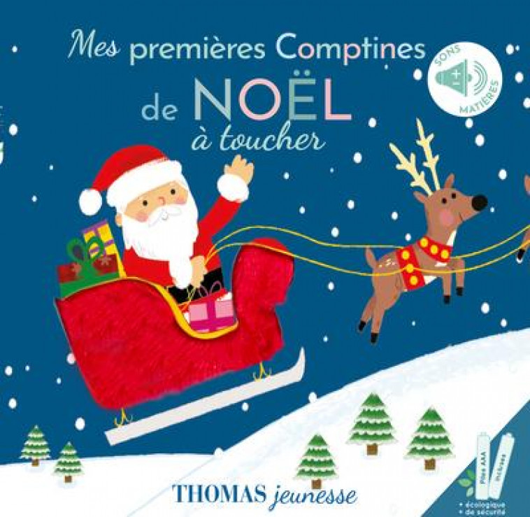 MES PREMIERES COMPTINES DE NOEL A TOUCHER - BEAUREGARD/PAYNE - THOMAS JEUNESSE