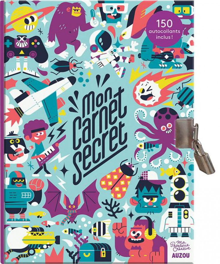 MA PAPETERIE CREATIVE - MON CARNET SECRET PAR LOULOU ET TUMMIE - LOULOU & TUMMIE - PHILIPPE AUZOU