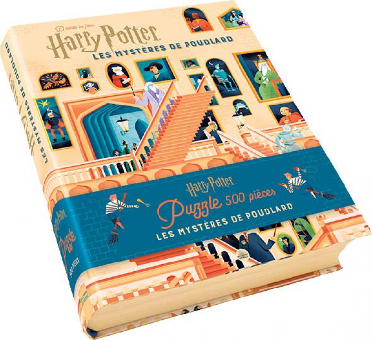 HARRY POTTER - LES MYSTERES DE POUDLARD - LIVRE ET PUZZLE 500 PIECES - REVENSON JODY - NC