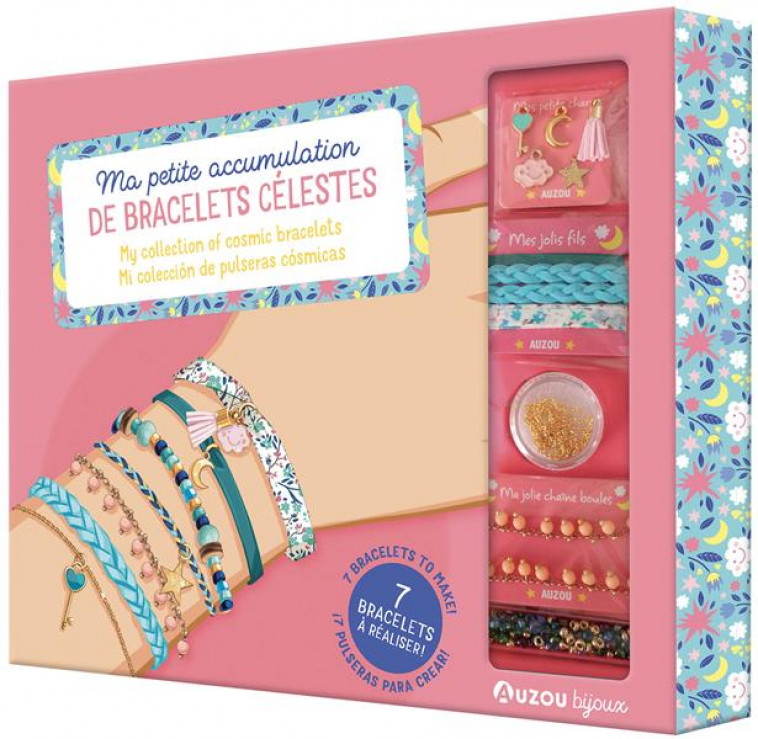 MA BOITE A BIJOUX - MA PETITE ACCUMULATION DE BRACELETS CELESTES - SHIILIA - NC