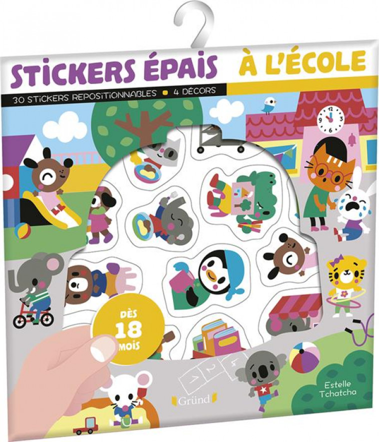 STICKERS EPAIS - A L-ECOLE - TCHATCHA ESTELLE - NC