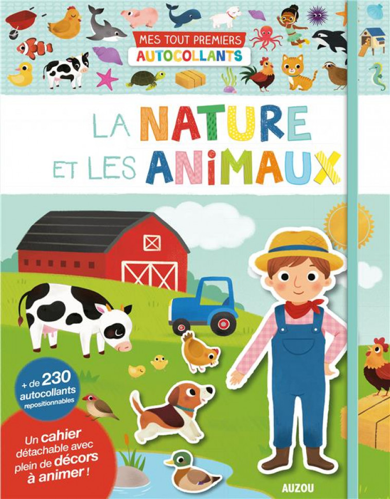 MES TOUT PREMIERS AUTOCOLLANTS - LA NATURE ET LES ANIMAUX - HUANG YU-HSUAN - PHILIPPE AUZOU