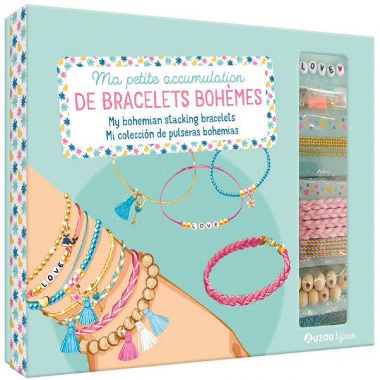 MA BOITE A BIJOUX - MA PETITE ACCUMULATION DE BRACELETS BOHEMES - SHIILIA - NC