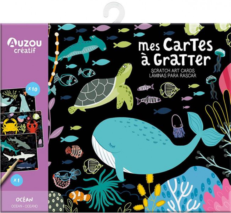 MA POCHETTE D-ARTISTE - MES CARTES A GRATTER OCEAN - MEL ARMSTRONG - NC