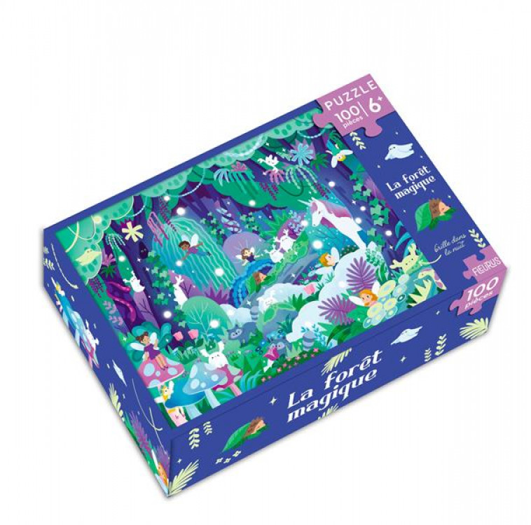 PUZZLE PHOSPHORESCENT : LA FORET MAGIQUE (100 PIECES) - ORTAL, OPHELIE - NC