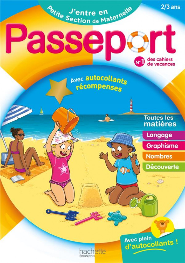 PASSEPORT - J-ENTRE EN PETITE SECTION DE MATERNELLE 2/3 ANS - CAHIER DE VACANCES 2023 - POURE/EXBRAYAT - HACHETTE