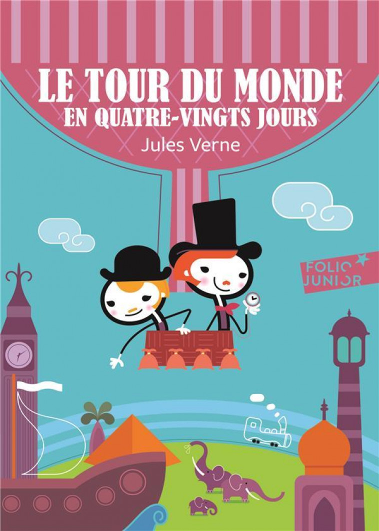 LE TOUR DU MONDE EN QUATRE-VINGTS JOURS - VERNE/NEUVILLE - GALLIMARD