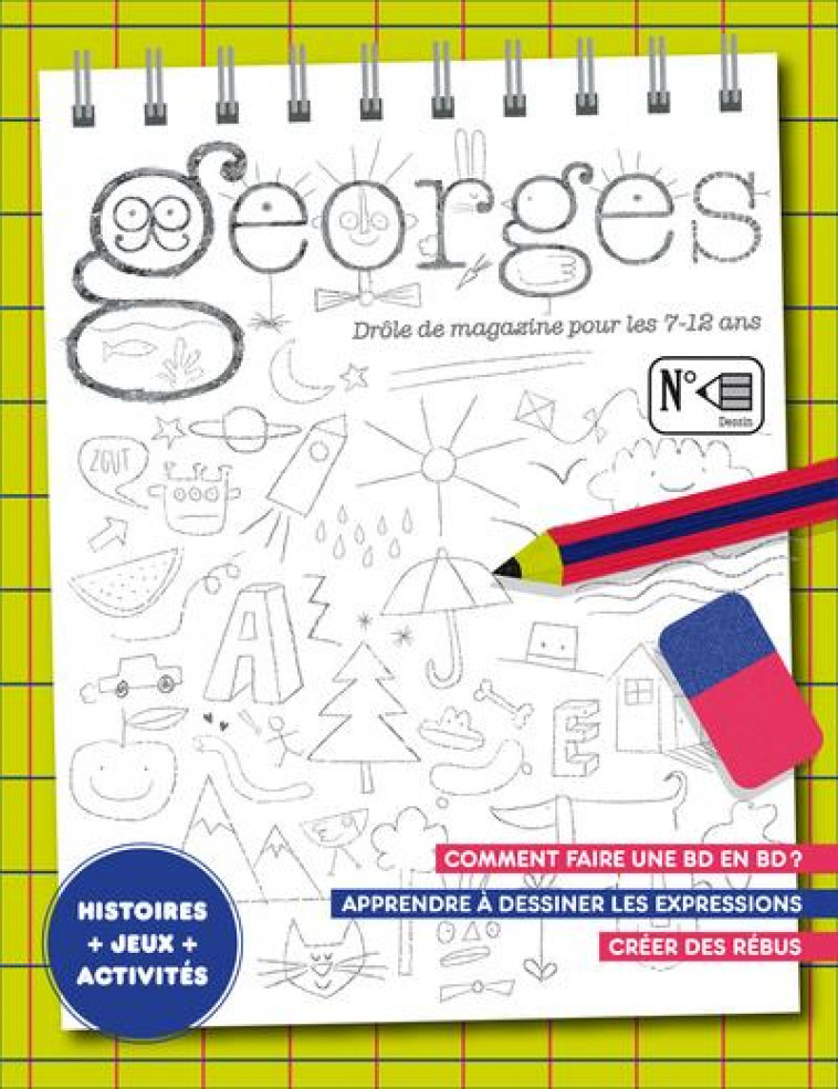 MAGAZINE GEORGES N 56 - DESSIN - GERAUDIE/NOVION - MAISON GEORGES