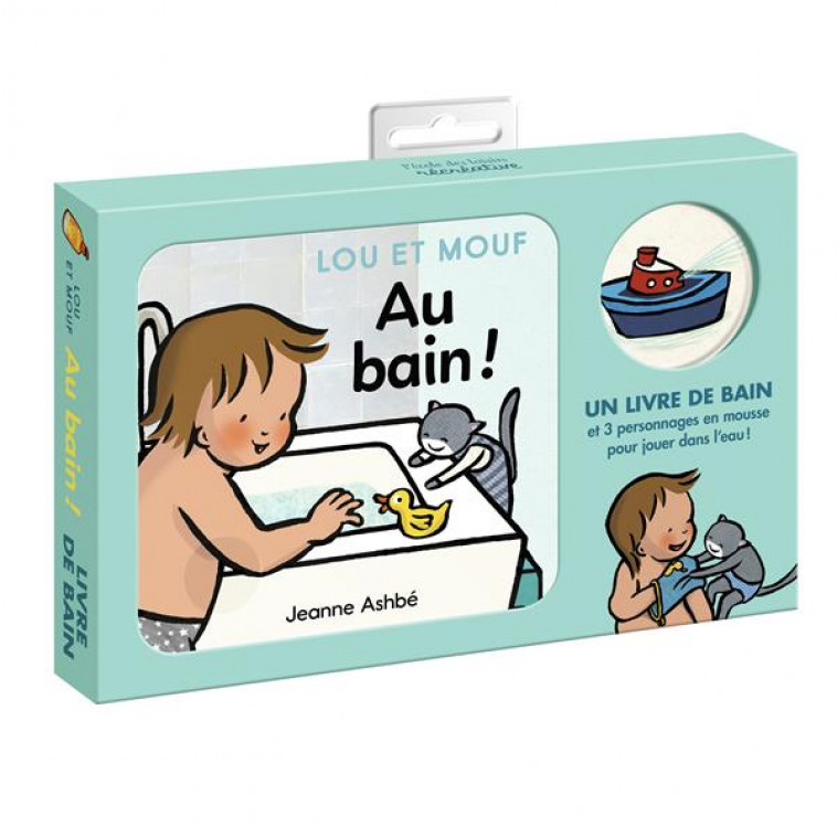 LOU ET MOUF, AU BAIN ! (LIVRE DE BAIN) - ASHBE - NC