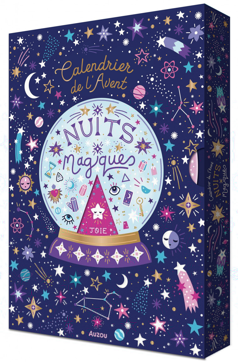 MON CALENDRIER DE L-AVENT - NUITS MAGIQUES - Julie CARDOUAT, Carly WATTS - AUZOU