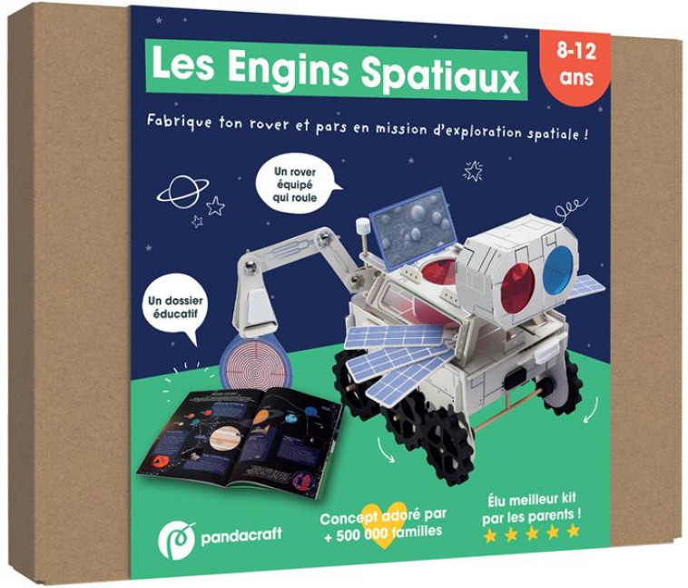 LES ENGINS SPATIAUX - KIT LUDO-EDUCATIF 8-12 ANS - FABRIQUE UN ROVER SPATIAL ET PARS EN MISSION SUR - XXX - NC