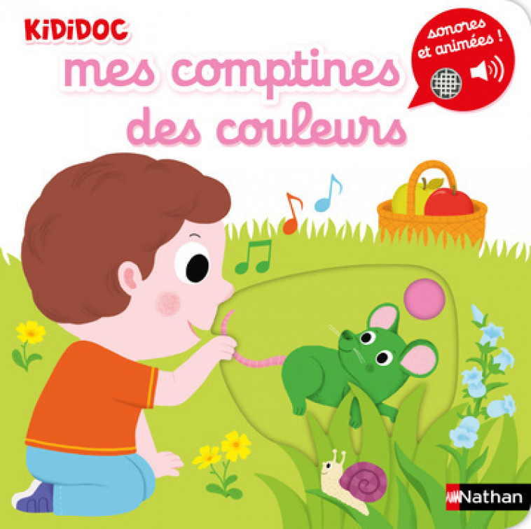 MES PREMIERES COMPTINES DES COULEURS KIDIDOC - Nathalie Choux, Morgane Raoux - NATHAN