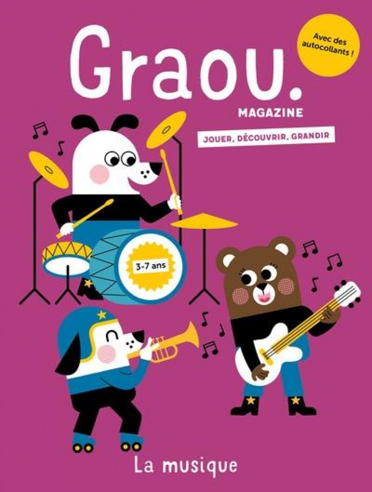 MAGAZINE GRAOU N  40 LA MUSIQUE - FEV/MARS 2024 - OFFREDO/CONSTANCIEN - MAISON GEORGES