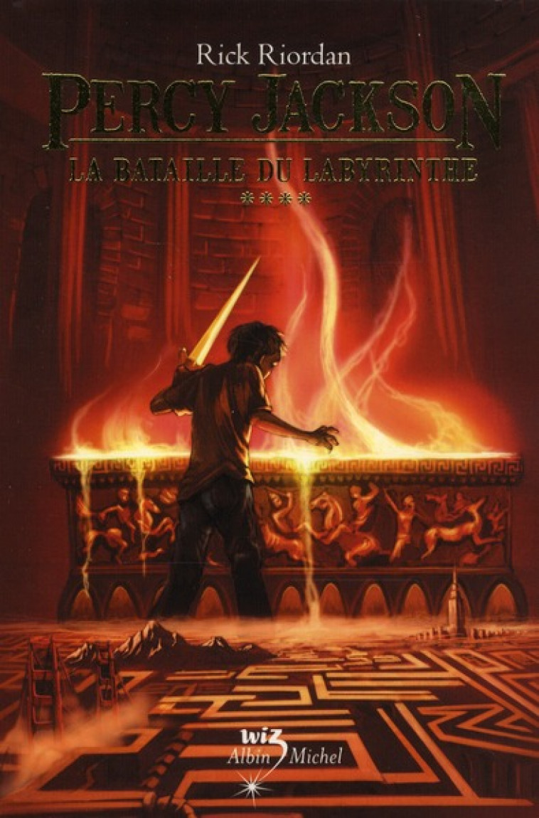 LA BATAILLE DU LABYRINTHE - PERCY JACKSON - TOME 4 - RIORDAN - ALBIN MICHEL