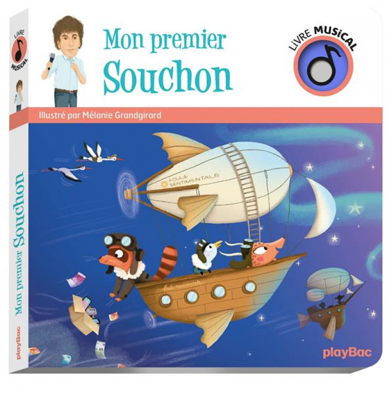 LIVRE SONORE - MON PREMIER ALAIN SOUCHON - LIVRE SONORE AVEC 5 PUCES - AUDIO - GRANDGIRARD - PRISMA