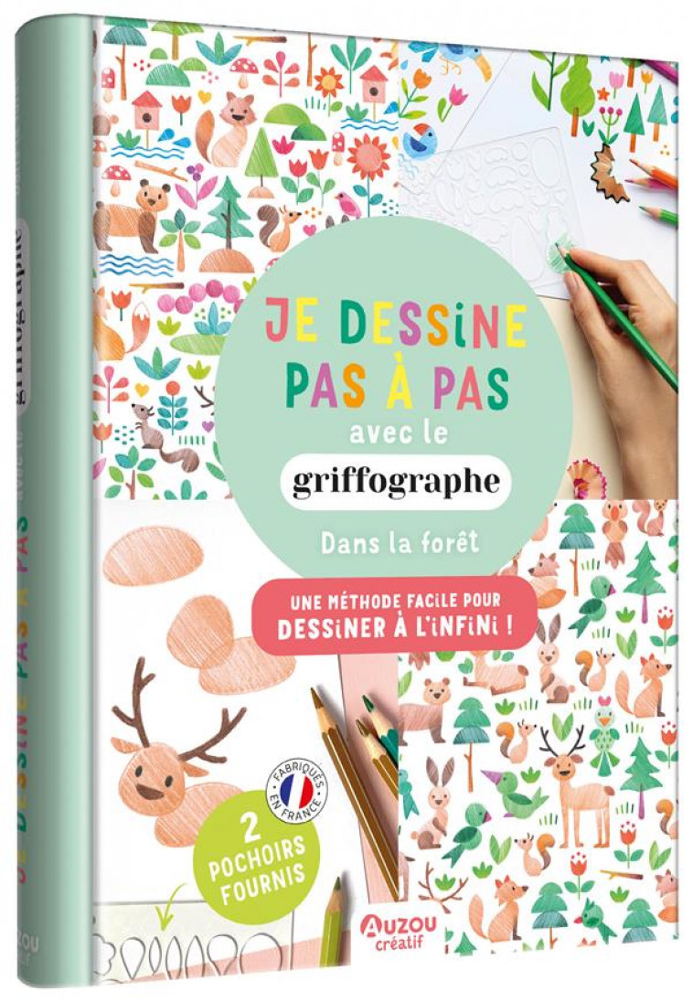 JE DESSINE PAS A PAS AVEC LE GRIFFOGRAPHE - DANS LA FORET - JOURDAIN HELENE - PHILIPPE AUZOU