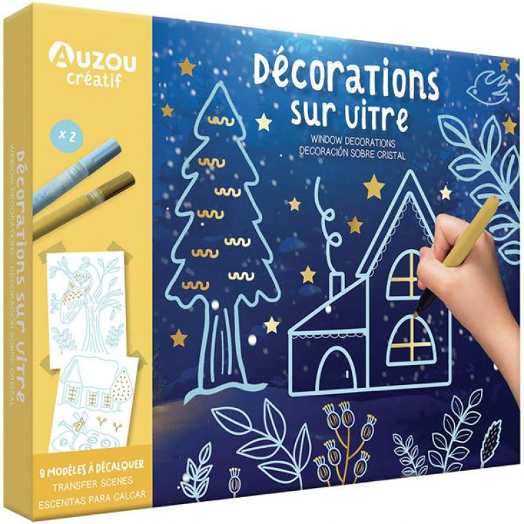 MON COFFRET D-ARTISTE - DECORATIONS SUR VITRE - MEL ARMSTRONG - NC