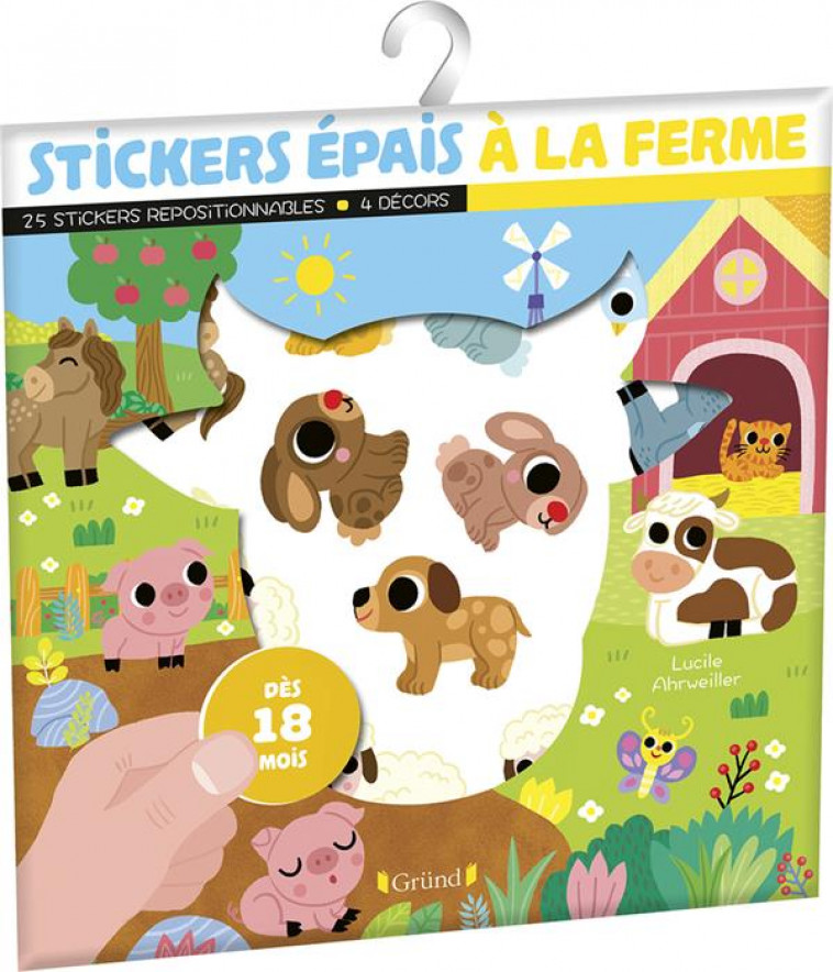 STICKERS EPAIS - A LA FERME - AHRWEILLER LUCILE - NC