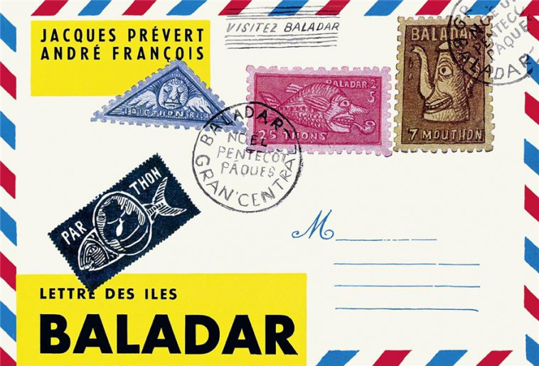 LETTRE DES ILES BALADAR - PREVERT JACQUES - GALLIMARD