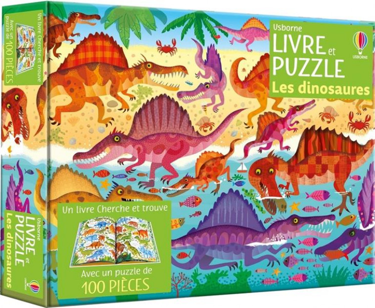 LES DINOSAURES - COFFRET LIVRE ET PUZZLE - LUCAS GARETH - NC