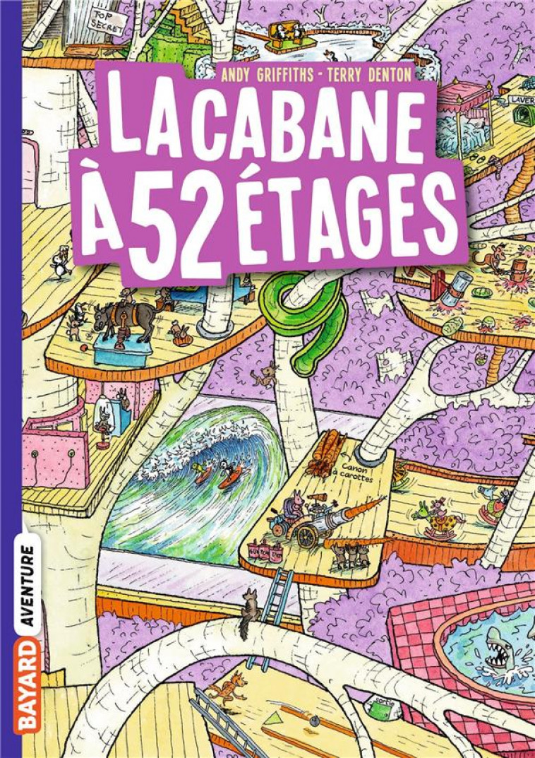 LA CABANE A 13 ETAGES POCHE , TOME 04 - LA CABANE A 52 ETAGES - GRIFFITHS/DENTON - BAYARD JEUNESSE