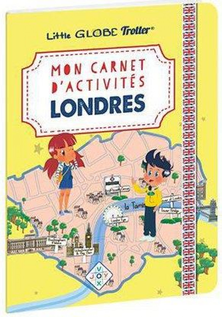 MON CARNET  D ACTIVITES A LONDRES AVEC LES LITTLE GLOBE TROTTER - UN CARNET D ACTIVITES LUDIQUES POU - LES LITTLE GLOBE TRO - DU LUMIGNON