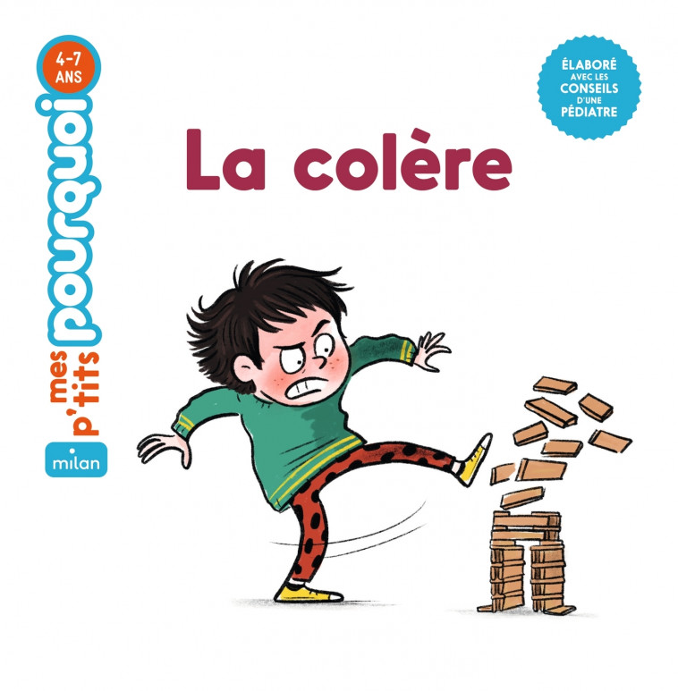 La colère - Camille Laurans, Isabelle Maroger - MILAN