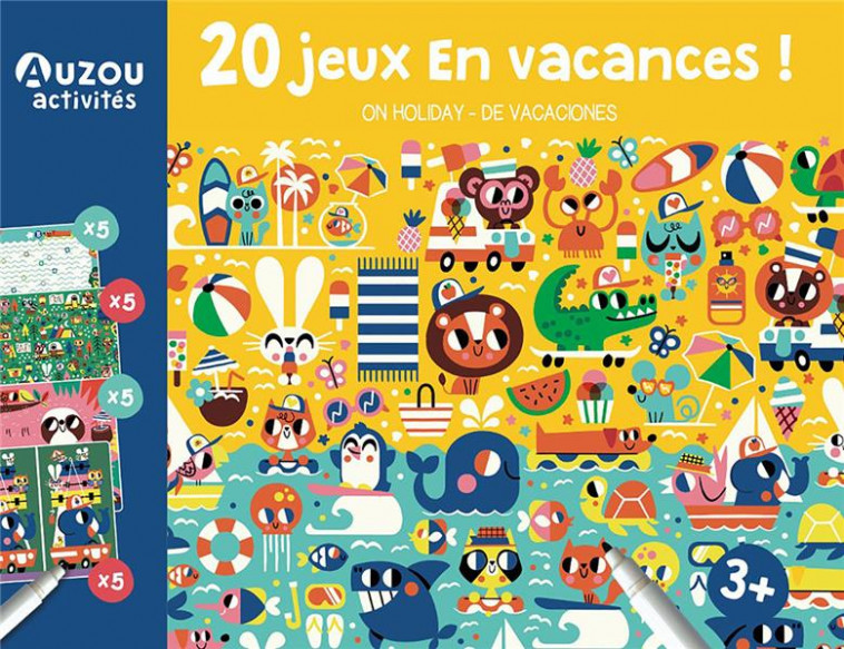 MA POCHETTE DE JEUX - 20 P'TITS JEUX EN VACANCES ! - PINTACHAN - NC