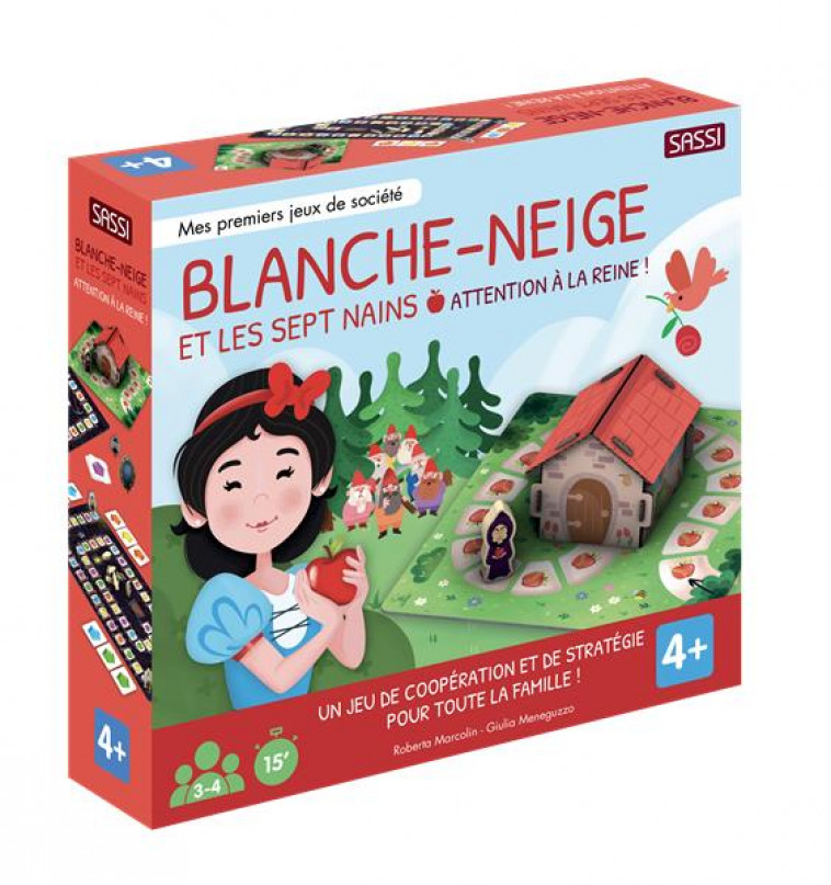 MES PREMIERS JEUX DE SOCIETE - BLANCHE-NEIGE ET LES SEPT NAINS. ATTENTION A LA REINE ! - MARCOLIN - NC