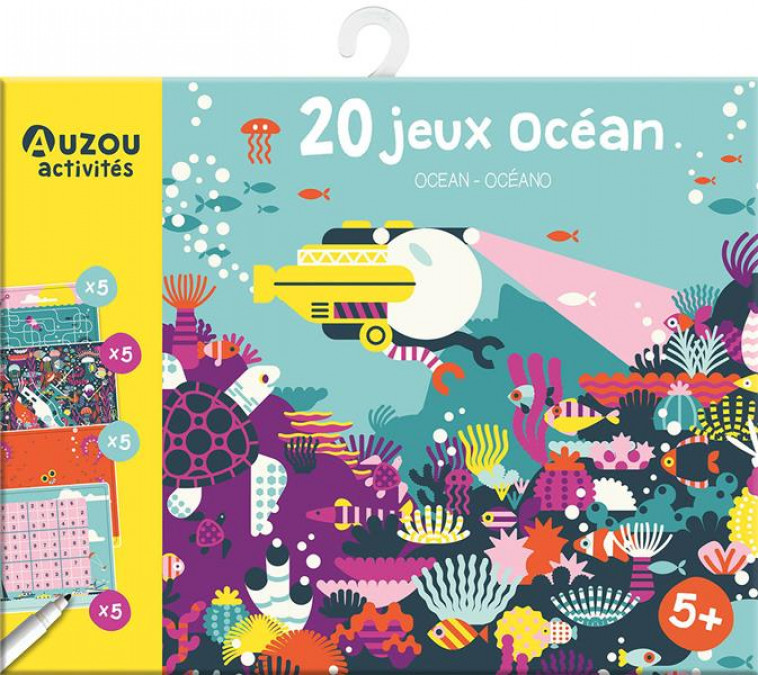 MA POCHETTE DE JEUX - 20 P'TITS JEUX - OCEAN - LOULOU & TUMMIE - NC