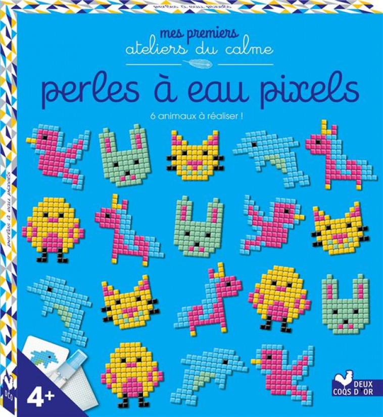 PERLES A EAU PIXELS - BOITE AVEC ACCESSOIRES - COLLECTIF - HACHETTE