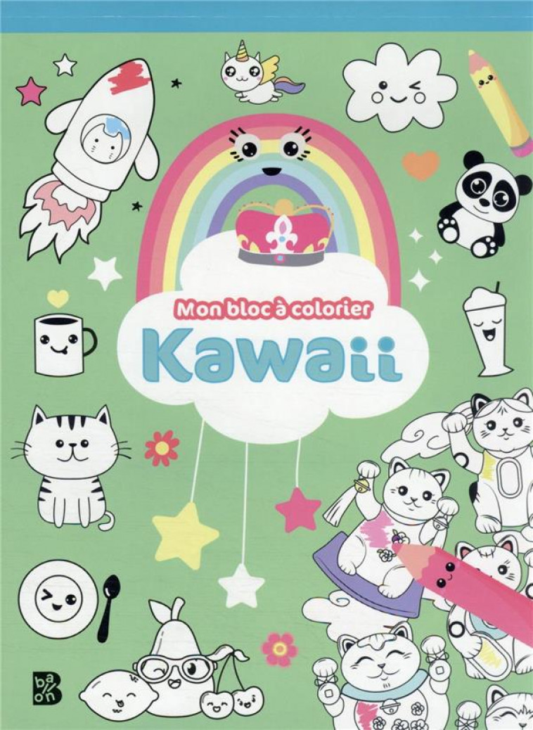 KAWAII BLOC A COLORIER - XXX - NC